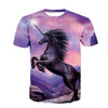 3D Black Unicorn Shirt