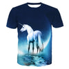 3D White Unicorn Shirt