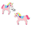 Pink Unicorn Earrings