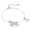 Sterling Silver Unicorn Bracelet