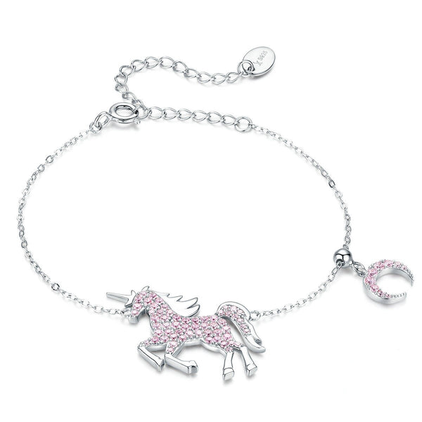 Stunning Silver Unicorn Bracelet - LuxeEquine