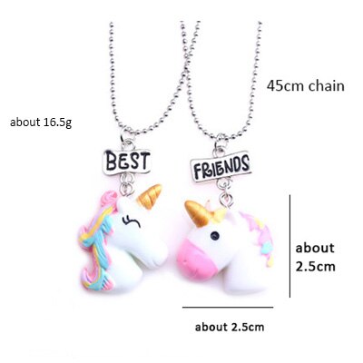 Unicorn friendship necklaces discount