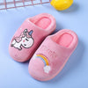 Kids Colored Unicorn Slippers