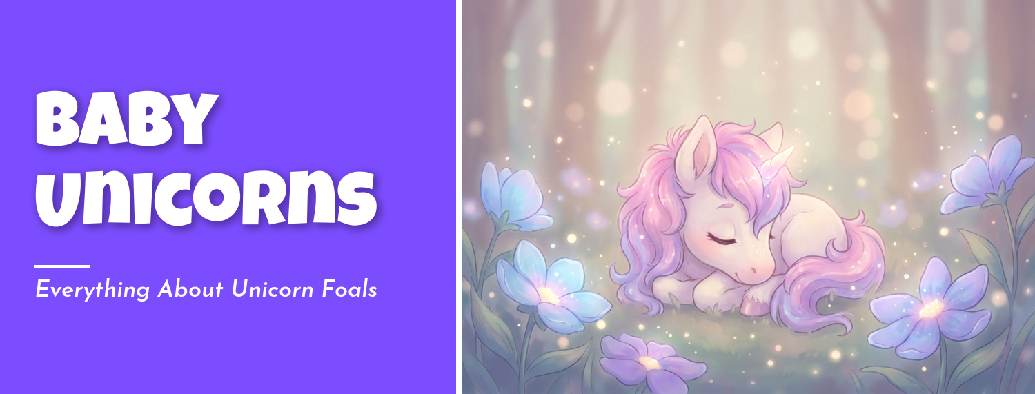 Baby unicorn foal guide covering mythology appearance names and symbolism