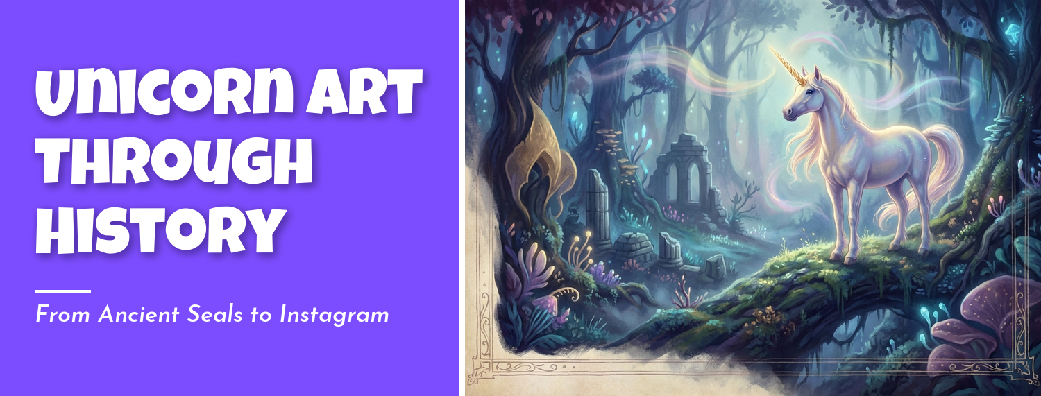 Unicorn Art Through History: From Ancient Seals to Instagram