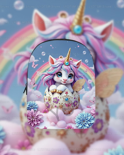 12 inch unicorn backpack toddler - detail