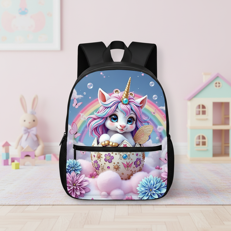12 inch unicorn backpack toddler - lifestyle