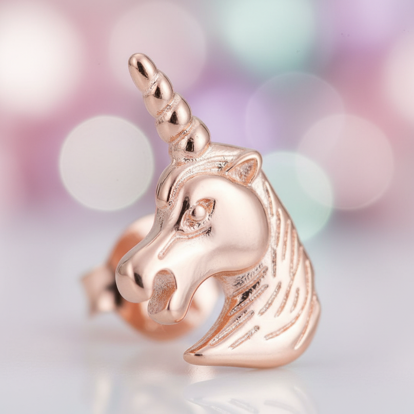 14k gold earrings - detail