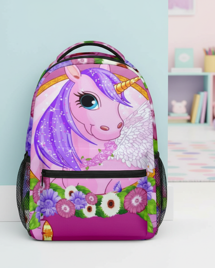 3d unicorn backpack - lifestyle
