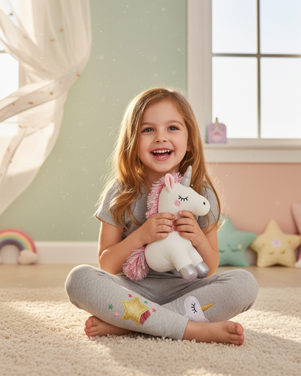 3d unicorn leggings - in-use