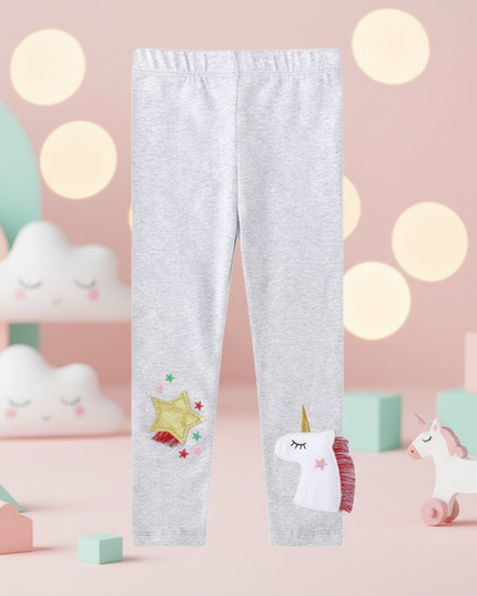 3d unicorn leggings - lifestyle