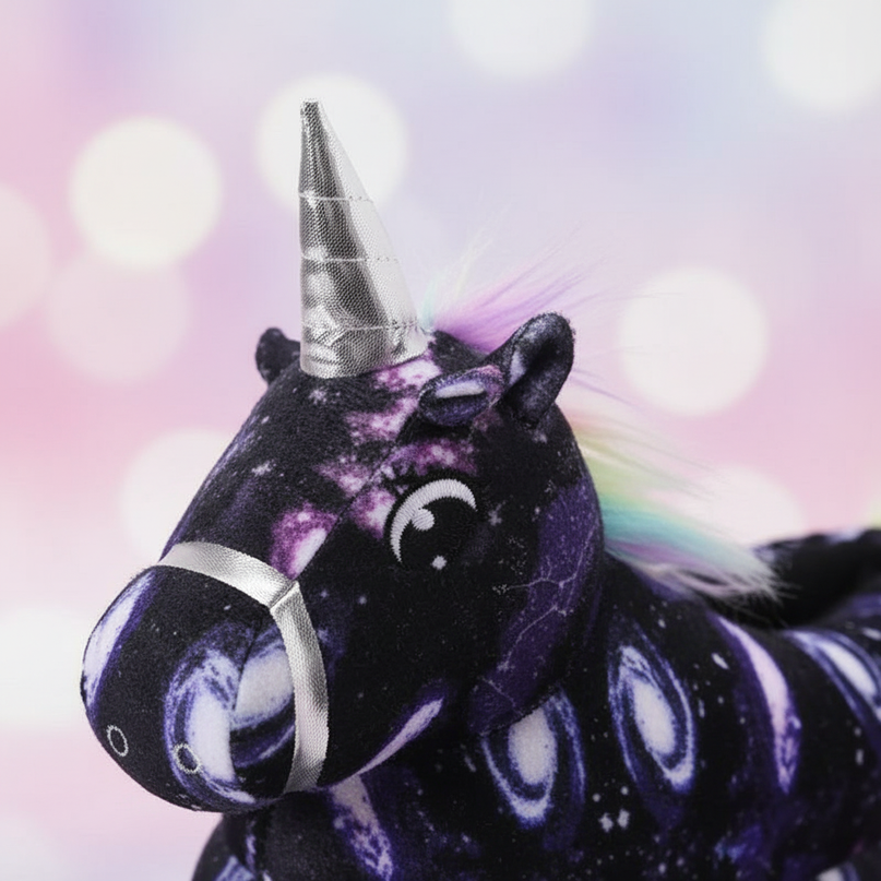 3d unicorn mule slippers - detail