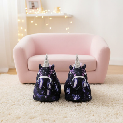 3d unicorn mule slippers - lifestyle