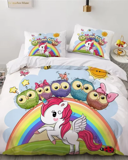 Princess Crown Unicorn Bedding