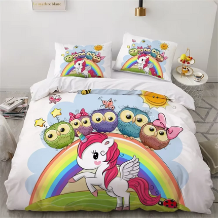 Princess Crown Unicorn Bedding