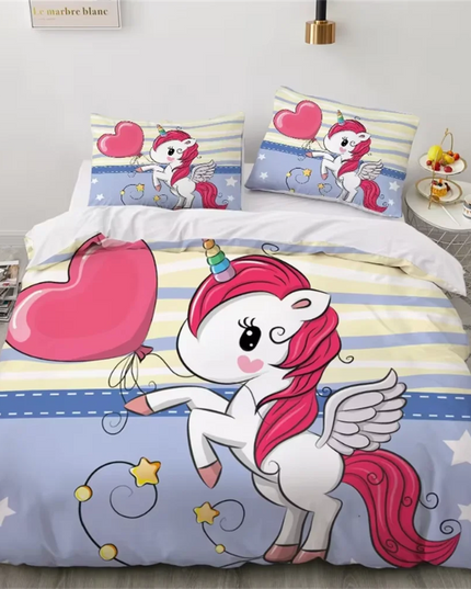 Cupcake Hug Unicorn Bedding