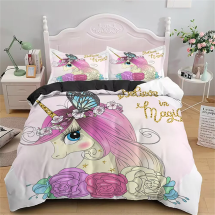 Butterfly Magic Unicorn Bedding