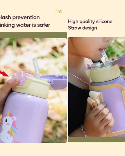 Kids Insulated Unicorn Water Bottle