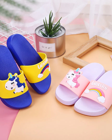 Purple Rainbow Unicorn Slides