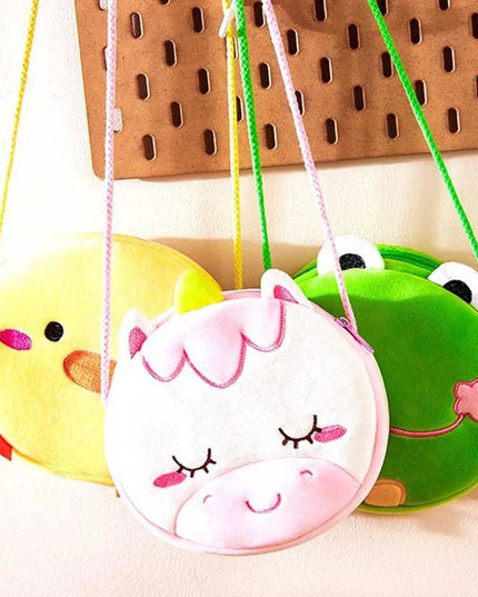 Wide-Eyed Unicorn Emoji Purse