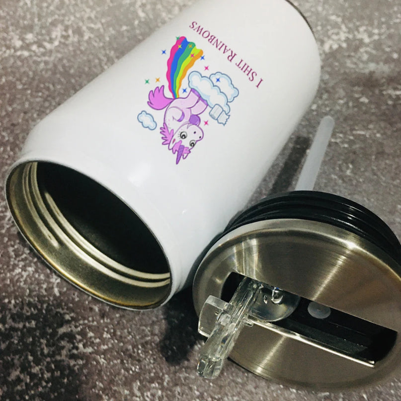 Rainbow Unicorn Travel Mug