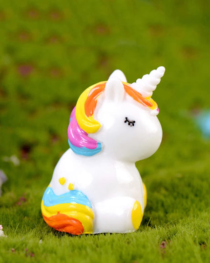 Kawaii Rainbow Unicorn Figurine