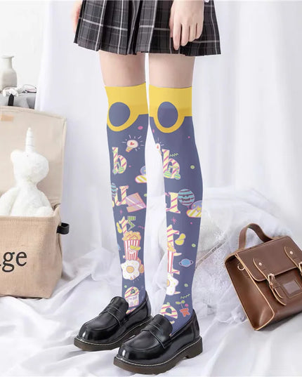 Unicorn Thigh-High Socks 60cm