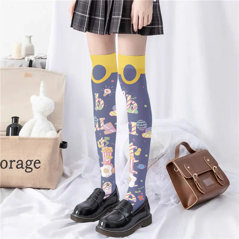 Unicorn Thigh-High Socks 60cm