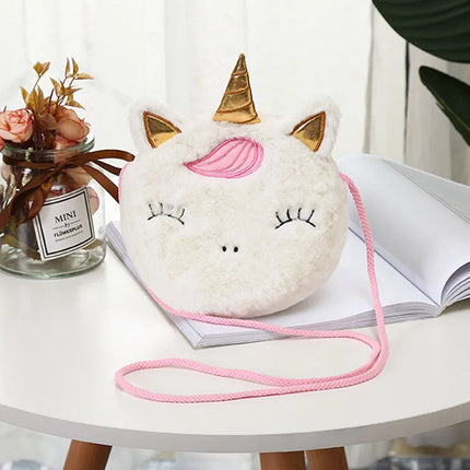 Dreamy Plush Unicorn Purse