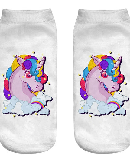 Night Sky Fantasy Unicorn Socks