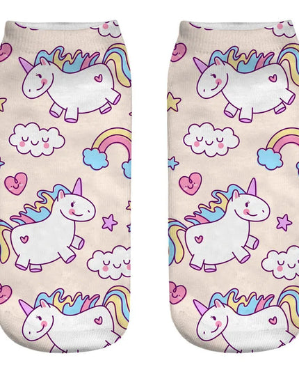 Kawaii Cloud Unicorn Socks