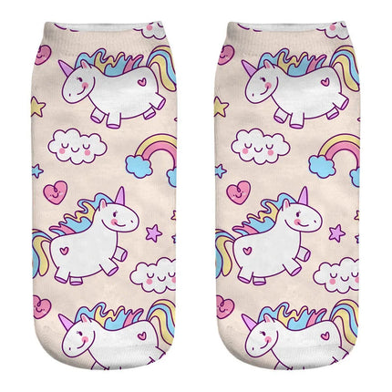 Kawaii Cloud Unicorn Socks