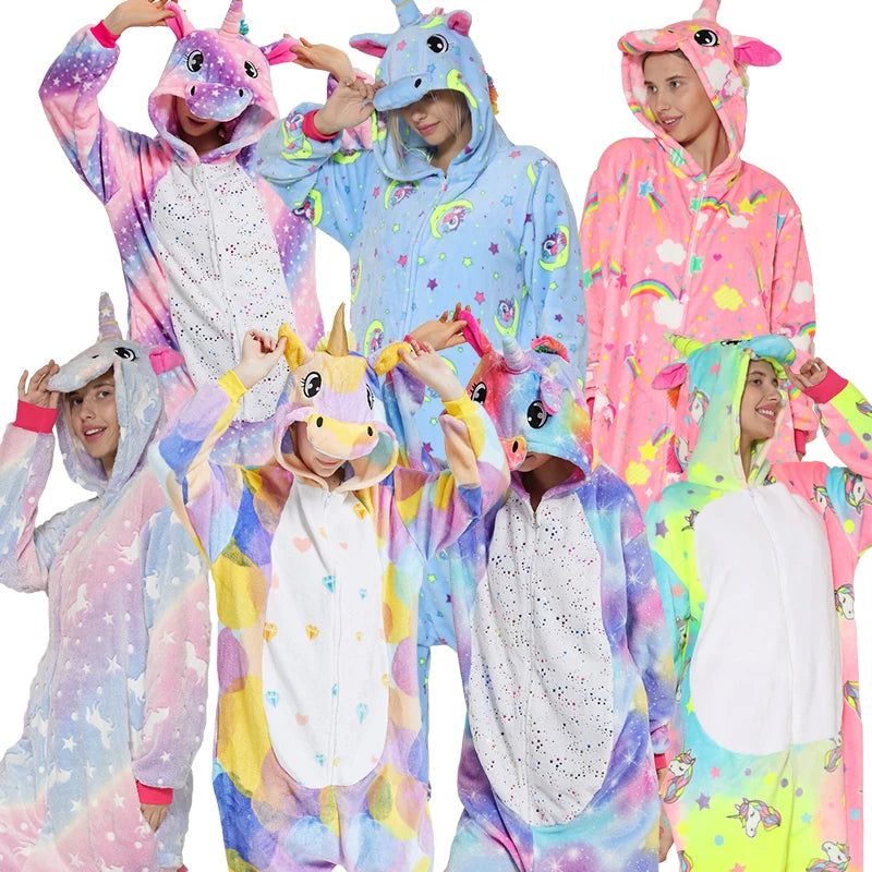 Vivid Galaxy Rainbow Unicorn Onesie
