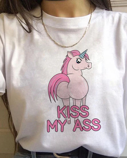 Charcoal Unicorn Shirt, Soft Cotton