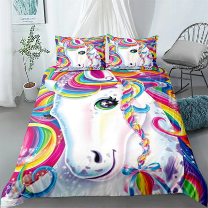 Braided Bow Unicorn Bedding