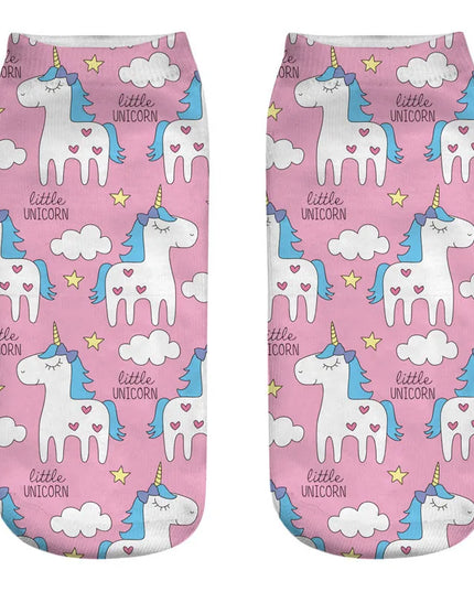 Little Unicorn Pattern Socks