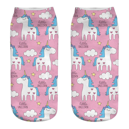Little Unicorn Pattern Socks