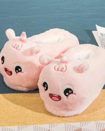 Happy Joyful Unicorn Slippers