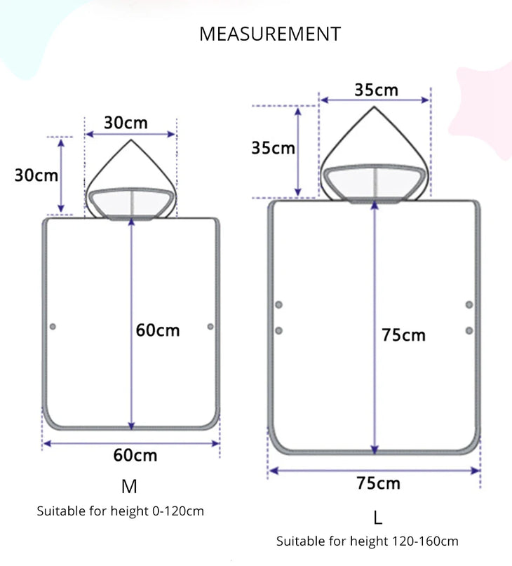 Pink Unicorn Swim Robe Poncho