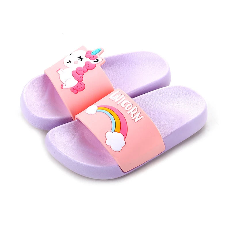 Rainbow Unicorn Slides for Kids