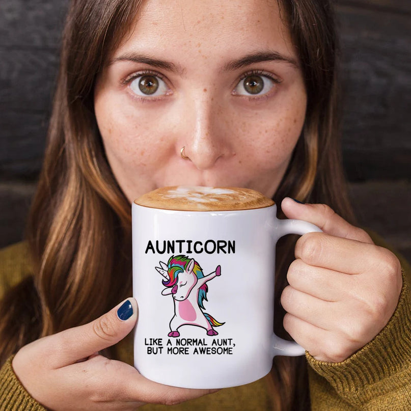 Aunticorn Dabbing Mug