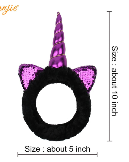 Lavender Unicorn Spa Headband