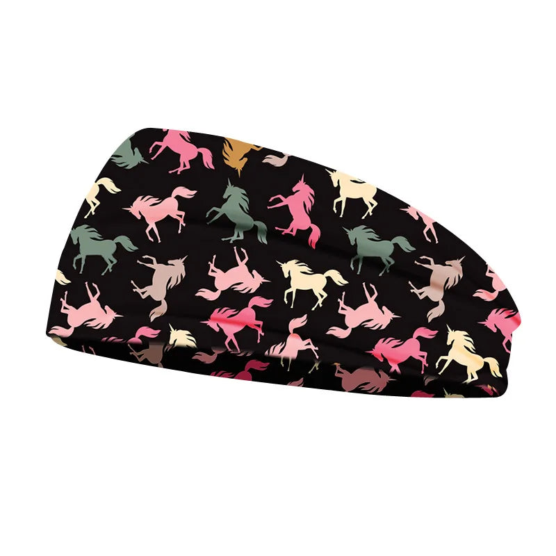 Black Unicorn Silhouette Headband