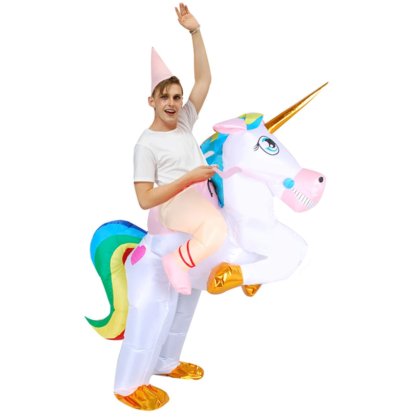Fun Blue Unicorn Rider Costume