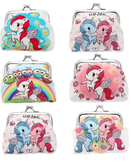 Rainbow Clasp Unicorn Purse