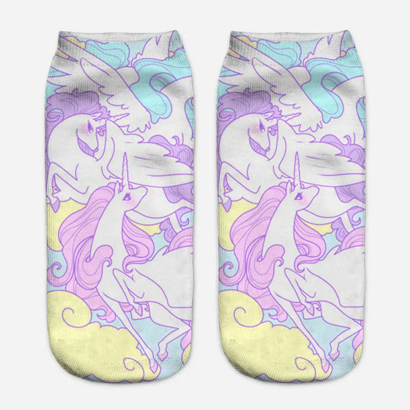 Dreamy Cute Unicorn Socks for Girls