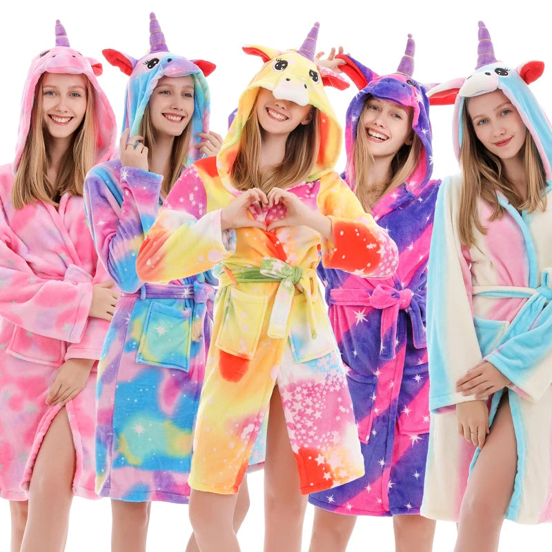 Pastel Star Adult Unicorn Robe