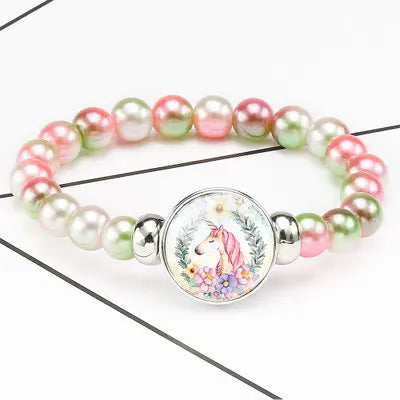 Unicorn Bracelet Gift for Daughter