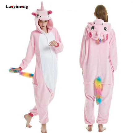 Classic Pink Kawaii Unicorn Onesie