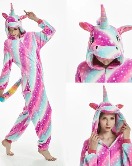Pastel Tie-Dye Teen Unicorn Onesie